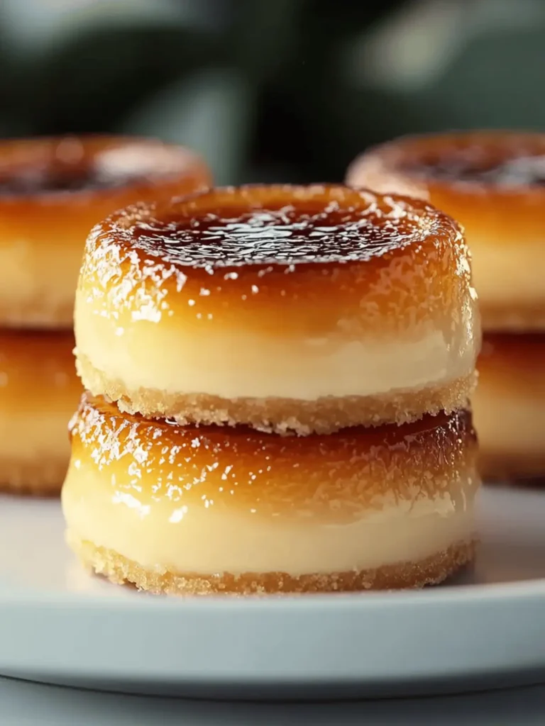 Mini Crème Brûlée Cheesecakes that Wow Every Sweet Tooth